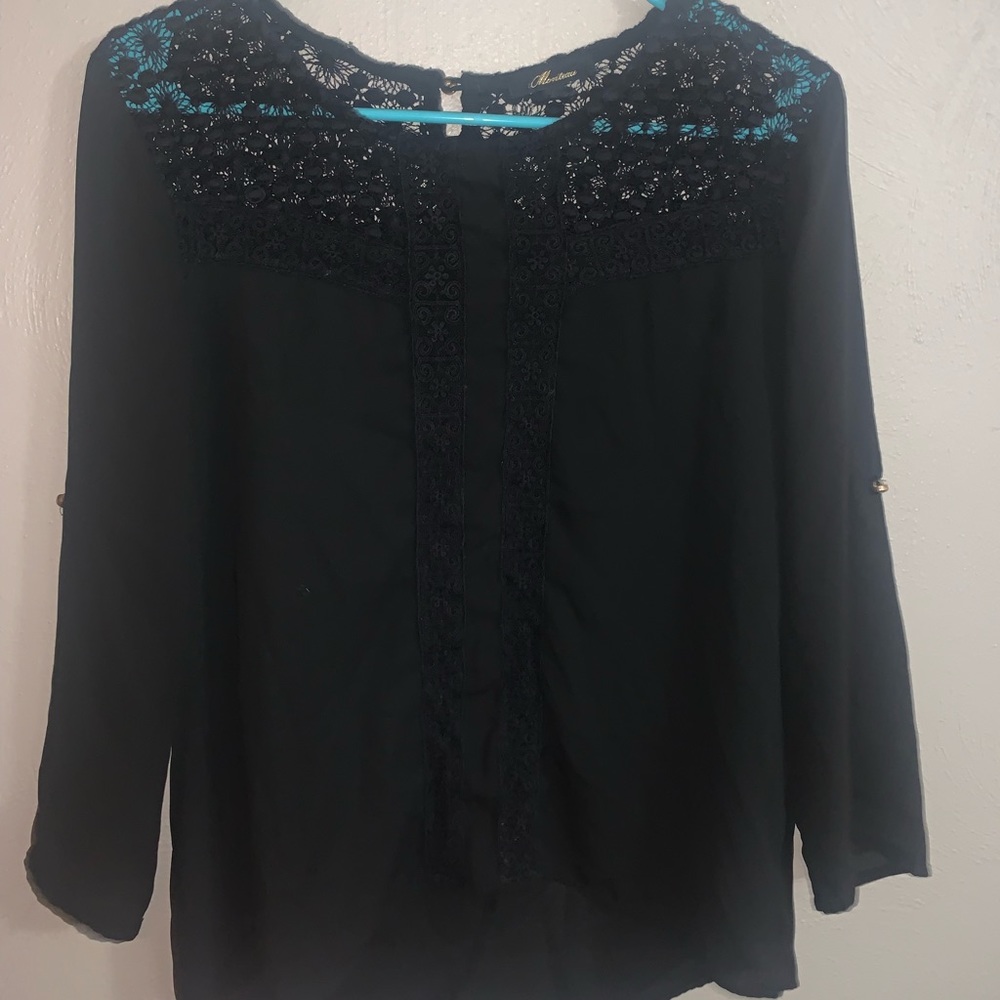 Classy black 3/4 sleeve